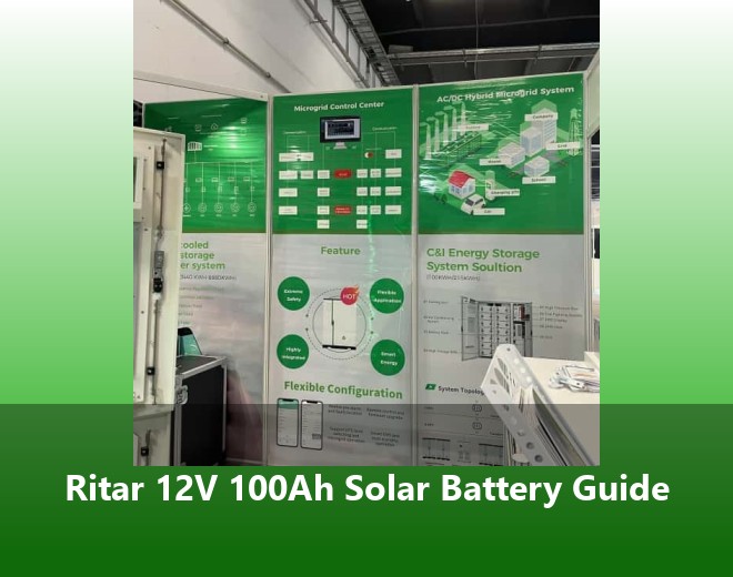 Ritar 12V 100Ah Solar Battery Guide